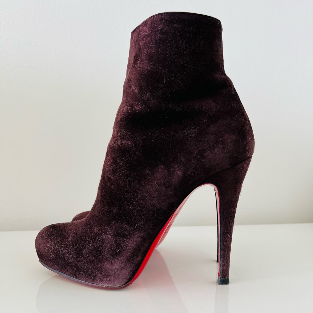Christian Louboutin suede boots
